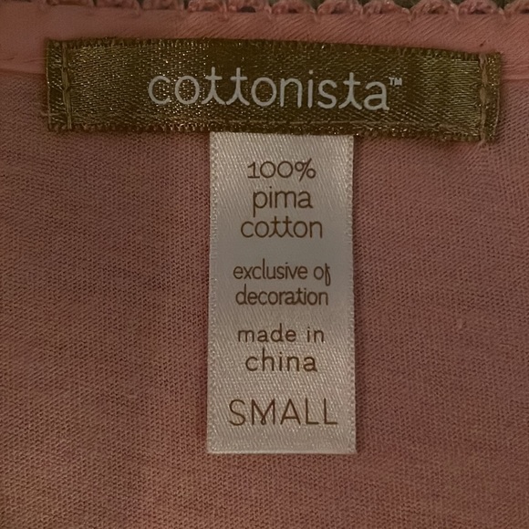 Spring Pink button down Top - Picture 4 of 5